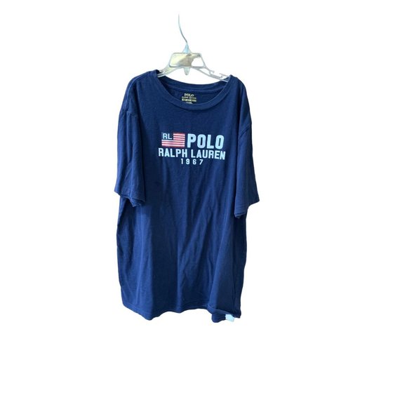 Polo Ralph Lauren Boys Size XL 18 20 Navy Blue Short Sleeve Tee Tshirt Shirt Top - Picture 3 of 5